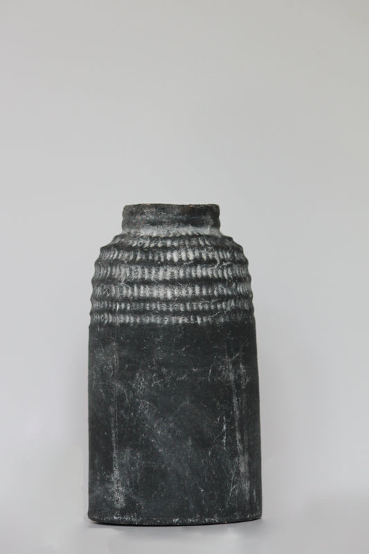 Charcoal Rustic Vase